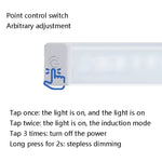 Lâmpada LED de Indução por Corpo Humano Tira Longa Lâmpada para Armário Recarregável, Tamanho:, 10cm, 15cm, 21cm