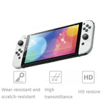 KJH NS-062 Filme Protetor Anti-Dedadas para Ecrã de Consolas de Jogos Nintendo Switch OLED, NS-062