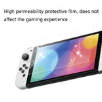 KJH NS-062 Filme Protetor Anti-Dedadas para Ecrã de Consolas de Jogos Nintendo Switch OLED, NS-062