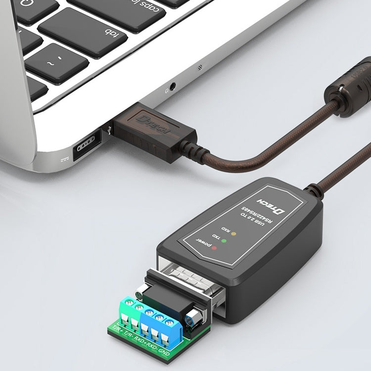 DTECH DT-5019 Cabo de Conversão USB para RS485 / RS422, Chip FT232, Comprimento:, 0,5m, 1,5m