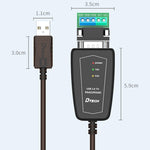 DTECH DT-5019 Cabo de Conversão USB para RS485 / RS422, Chip FT232, Comprimento:, 0,5m, 1,5m