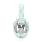 Máscara de Mergulho Seca Completa para Crianças com Desenho Animado, Anti-Embaçamento para Natação e Snorkeling, XS