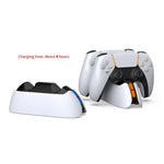 Base de carregamento para gamepad tipo contacto DOBE TP5-05103 com luz indicadora para PS5, TP5-05103