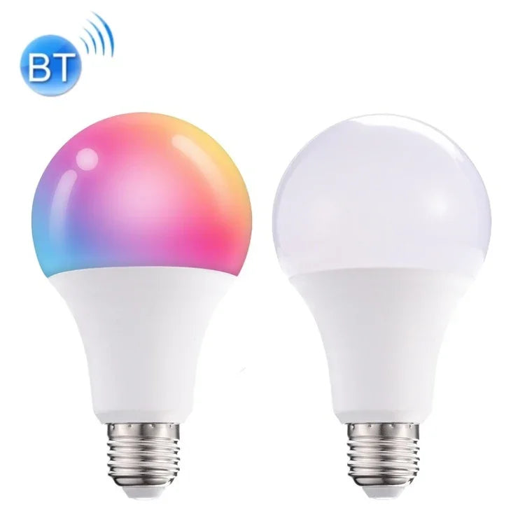 2 PCS Lâmpada LED Inteligente RGB+CCT Tuya TY-10W com Controlo por Telemóvel Bluetooth Ball