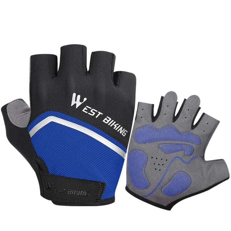 Luvas de Ciclismo WEST BIKING YP0211222 de Dedo Meio, Absorção de Impactos, M, L, XL