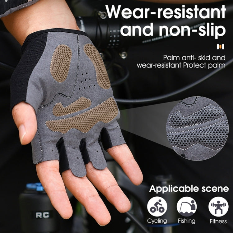 Luvas de Ciclismo WEST BIKING YP0211222 de Dedo Meio, Absorção de Impactos, M, L, XL