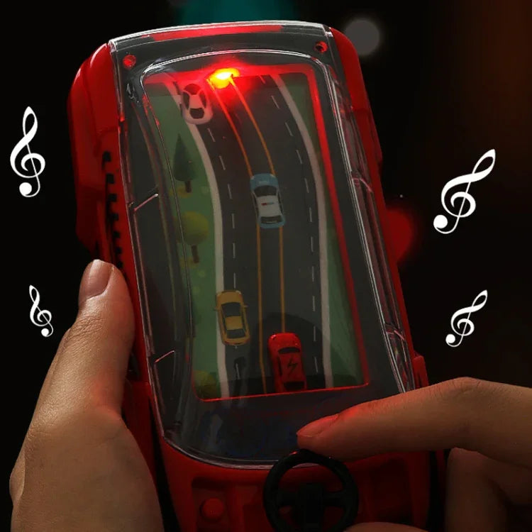 Jogo de aventura de carro para crianças com batalha para dois jogadores, Vermelho, Preto, Preto Vermelho