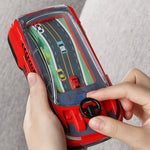 Jogo de aventura de carro para crianças com batalha para dois jogadores, Vermelho, Preto, Preto Vermelho