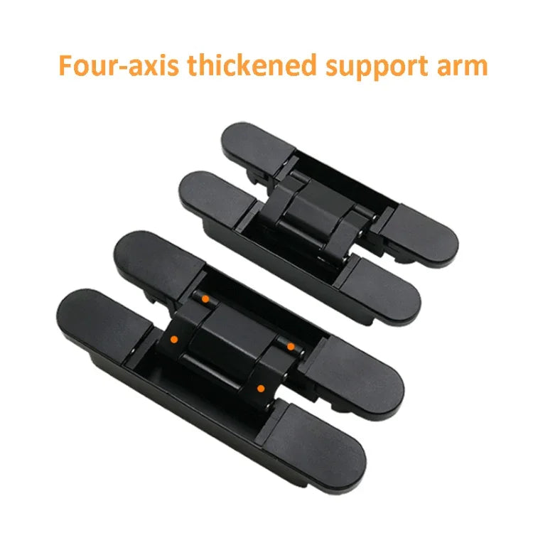 Dobradiça Oculta Ajustável Tridimensional para Porta Dobrável, Nº 1 Prateado Areia 40kg, Nº 2 Prateado Areia 60kg, Nº 3 Prateado Areia 80kg, Nº 4 Prateado Areia 80kg, Nº 5 Prateado Areia 120kg, Nº 1 Preto Fosco 40kg, Nº 2 Preto Fosco 60kg