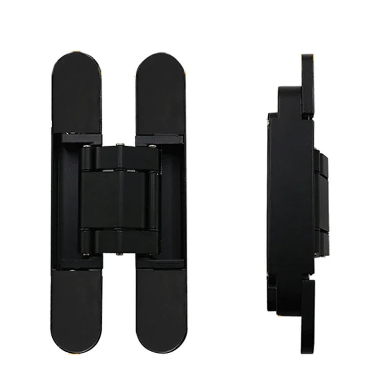 Dobradiça Oculta Ajustável Tridimensional para Porta Dobrável, Nº 1 Prateado Areia 40kg, Nº 2 Prateado Areia 60kg, Nº 3 Prateado Areia 80kg, Nº 4 Prateado Areia 80kg, Nº 5 Prateado Areia 120kg, Nº 1 Preto Fosco 40kg, Nº 2 Preto Fosco 60kg