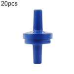 20 Peças de Válvula de Retenção para Traqueia de Bomba de Oxigénio para Aquário, 4mm (Vermelho), 4mm (Preto), 4mm (Branco), 4mm (Azul), 8mm (Vermelho), 10mm (Branco), 12mm (Branco), 4mm (Branco Vermelho)