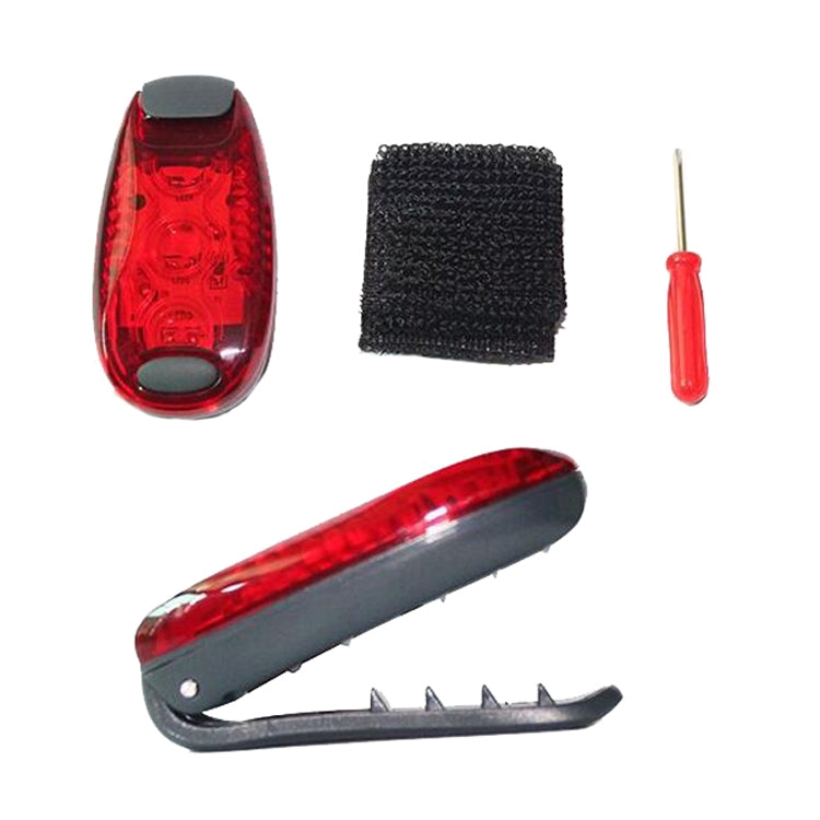 Luz Traseira de Bicicleta para Ciclismo ao Ar Livre, Corrida Noturna, Luz Quente, Cor: 3 LED Vermelho, 3 LED Vermelho, 3 LED Azul, 3 LED Verde, 5 LED Vermelho, 5 LED Azul, 5 LED Verde