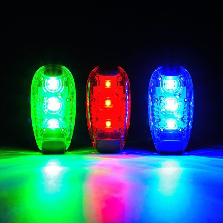 Luz Traseira de Bicicleta para Ciclismo ao Ar Livre, Corrida Noturna, Luz Quente, Cor: 3 LED Vermelho, 3 LED Vermelho, 3 LED Azul, 3 LED Verde, 5 LED Vermelho, 5 LED Azul, 5 LED Verde