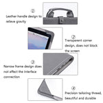 Capa Protetora para Portátil Estilo Livro, Mala de Mão Para MacBook, 16 polegadas, 13 polegadas