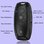 Comando Remoto Bluetooth Multifuncional para Selfie e Vídeo em Forma de Chave de Carro S86, S86 Preto, S86 Branco, S86 Rosa