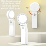 Luz Noturna Inteligente de Indução Corporal Humana LED 1,2W com Carregamento USB, Luz Quente com Sensor, Luz Branca com Sensor