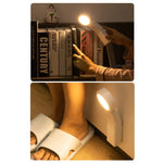 Luz Noturna Inteligente de Indução Corporal Humana LED 1,2W com Carregamento USB, Luz Quente com Sensor, Luz Branca com Sensor
