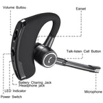 Auricular Sem Fios Bluetooth Lymoc V8S para Negócios Bluetooth V4.1 para Carro Telefone Mãos Livres MIC Música para iPhone Xiaomi Samsung