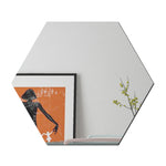 Ym300 16 PCS / Set Home Personal Wall Stickers DIY Acrylic Wall Decorative Mirror, Hexagon Black, Hexagon Silver, Hexagon Gold, Quartet Black, Quartet Silver, Quartet Gold, Triangle Black, Triangle Silver, Triangle Gold