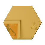 Ym300 16 PCS / Set Home Personal Wall Stickers DIY Acrylic Wall Decorative Mirror, Hexagon Black, Hexagon Silver, Hexagon Gold, Quartet Black, Quartet Silver, Quartet Gold, Triangle Black, Triangle Silver, Triangle Gold