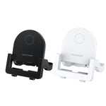 Carregador Rápido Sem Fios Vertical KH-18 15W com Suporte para Telemóvel, Preto, Branco