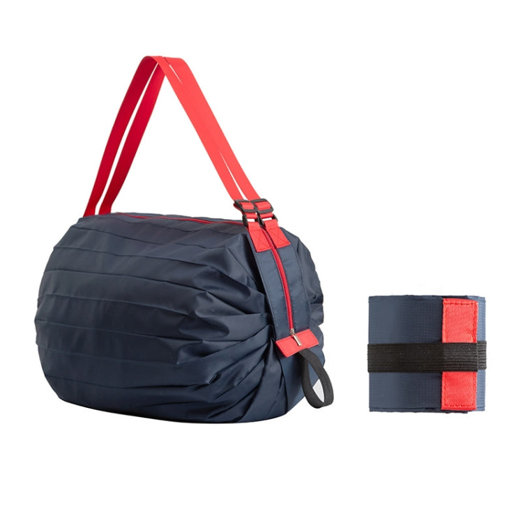 Saco de Compras Dobrável Bolsa de Ombro Portátil para Viagem, Azul Marinho, Rosa Colorido, Leopardo Preto, Padrão de Losangos, Padrão de Flor Grande