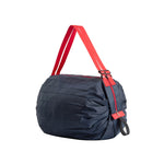 Saco de Compras Dobrável Bolsa de Ombro Portátil para Viagem, Azul Marinho, Rosa Colorido, Leopardo Preto, Padrão de Losangos, Padrão de Flor Grande