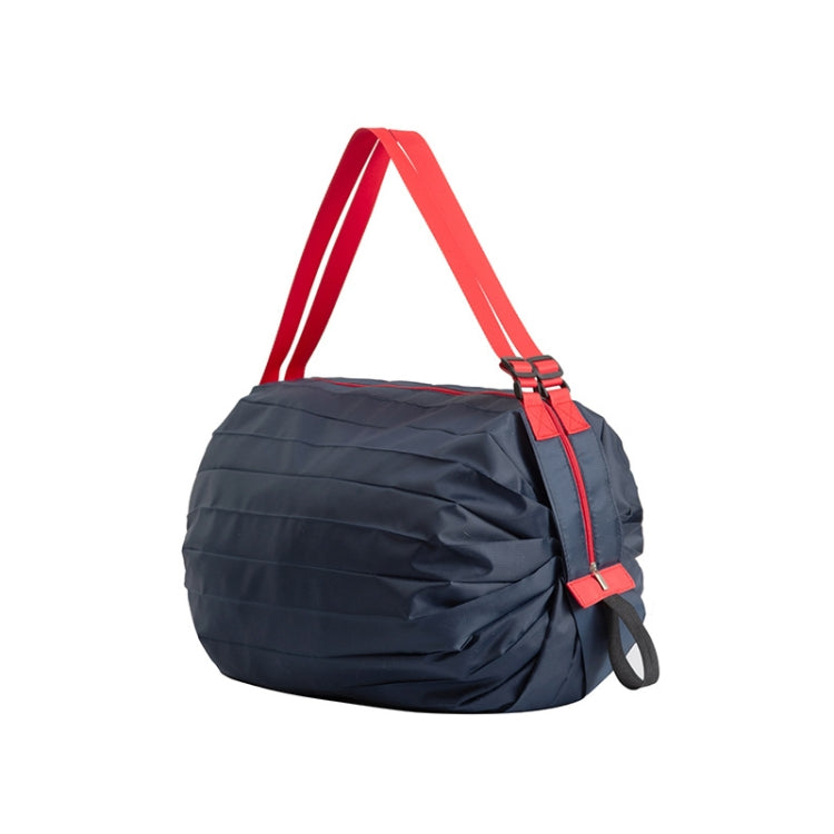 Saco de Compras Dobrável Bolsa de Ombro Portátil para Viagem, Azul Marinho, Rosa Colorido, Leopardo Preto, Padrão de Losangos, Padrão de Flor Grande