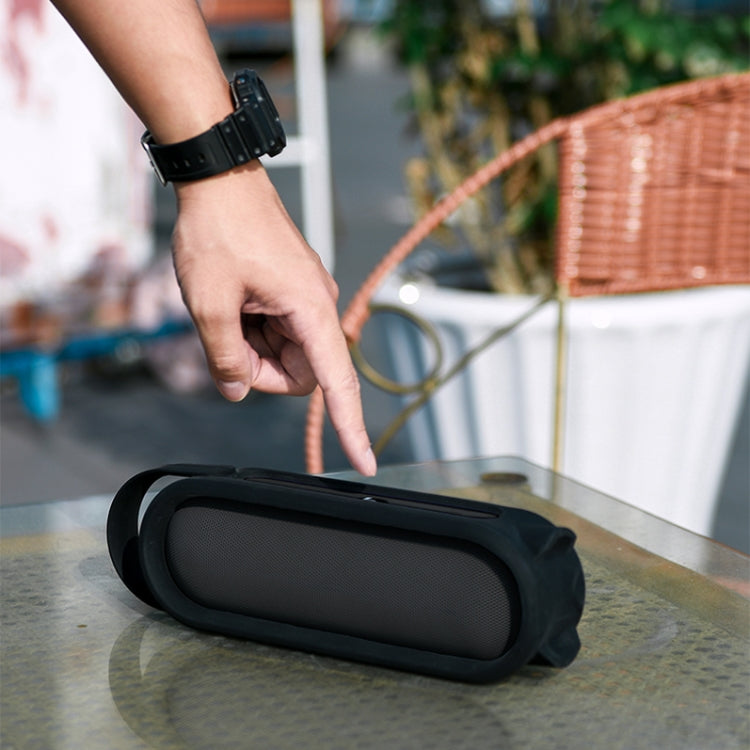 Capa Protetora de Silicone para Altifalante Beats Pill +, Preto, Cinzento Claro