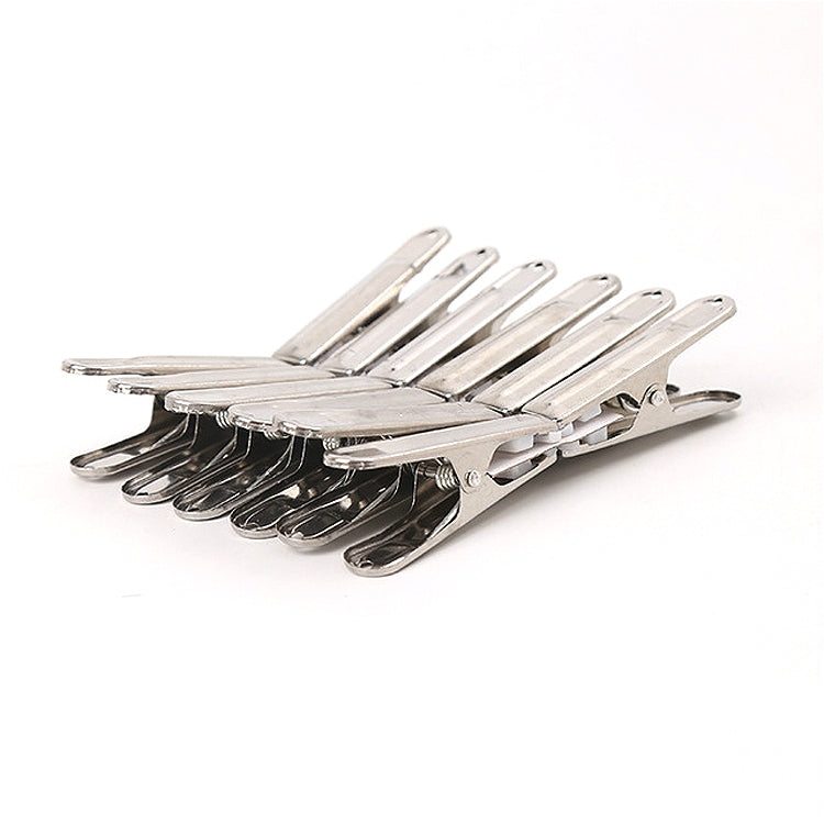 20 Pregadores Multifuncionais em Aço Inoxidável para Roupa, Clips para Armazenamento de Roupa