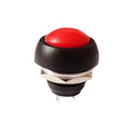 10 Peças de Interruptores Pequenos Impermeáveis de Botão de Auto-Reinício, Preto, Verde, Vermelho, Laranja, Branco, Azul