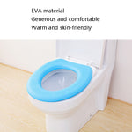 Lava Assento Sanitário com Adesivo Térmico EVA, Amarelo, Verde, Azul, Rosa