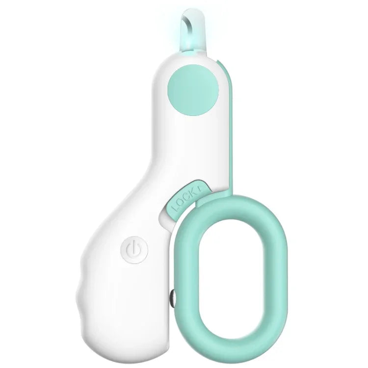 Cortador de Unhas para Animais com Luz LED na Linha de Sangue, Azul, Rosa