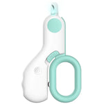 Cortador de Unhas para Animais com Luz LED na Linha de Sangue, Azul, Rosa