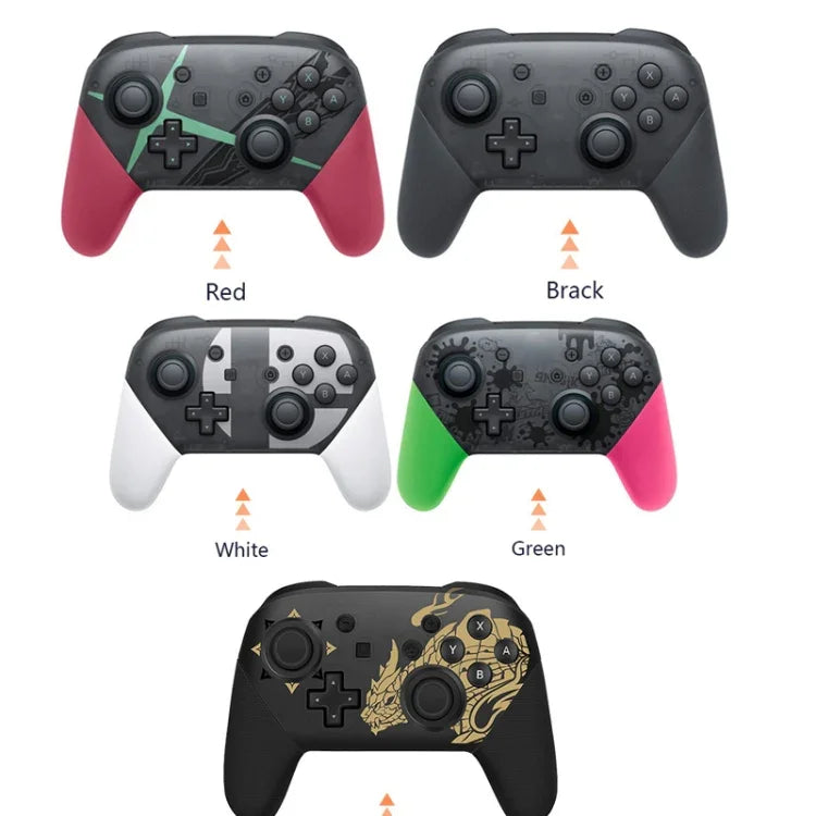Comando sem fios L-0326 para Switch Pro, Estilo:, Preto, Verde Rosa, Preto - Função completa + NFC + Despertar (1:1), Verde Rosa - Função completa + NFC + Despertar (1:1), Preto - Edição HD com função completa, Verde - Edição HD com função completa