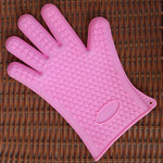 2 PCS Silicone Insulation Baking Oven Microwave Dish Clip Gloves, Blue, Green, Yellow, Pink, Purple, Orange