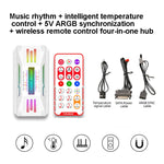 COOLMOON CM-MPAC Ventoinha de Arrefecimento PWM 5V ARGB Controlo Remoto Para Caixa de PC, Estilo:, 4 em 1 (Branco), 4 em 1 (Preto), Controlador 3 em 1 (Branco), Controlador 3 em 1 (Preto)