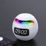 ZXL-G90 Altifalante Bluetooth Portátil Bola Colorida, Estilo:, Versão Relógio (Branco), Versão Sensor (Preto), Versão Relógio (Rosa), Versão Sensor (Branco), Versão Sensor (Rosa)