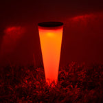 Lâmpada Solar de Parede Circular em Forma de Cone N231 para Jardim e Paisagem Exterior, Estilo:, Luzes de Cordão, Luz Colorida