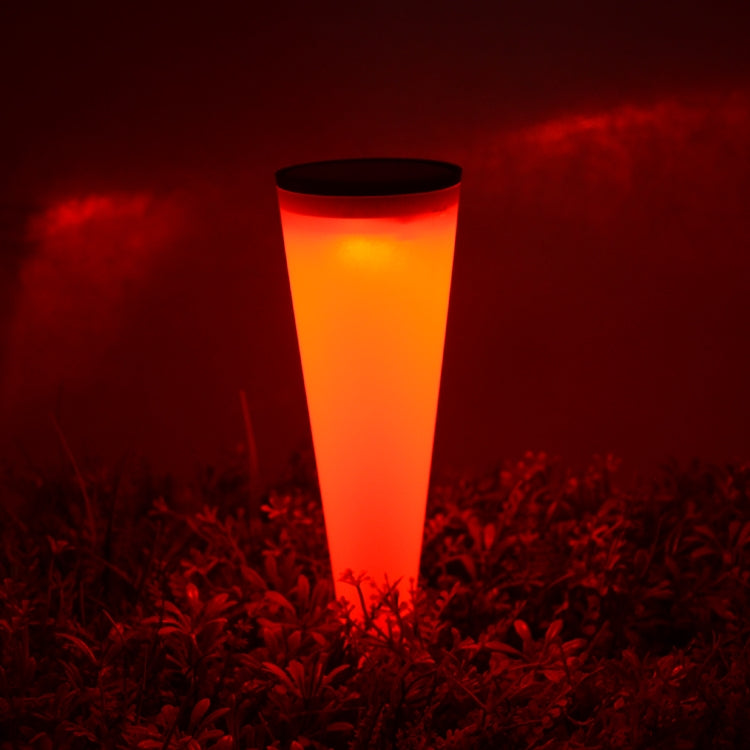 Lâmpada Solar de Parede Circular em Forma de Cone N231 para Jardim e Paisagem Exterior, Estilo:, Luzes de Cordão, Luz Colorida