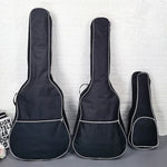Mochila em tecido Oxford acolchoado de algodão, Especificações:, Para guitarra de 38 polegadas, Para ukulele de 21 polegadas, Para ukulele de 23 polegadas
