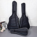 Mochila em tecido Oxford acolchoado de algodão, Especificações:, Para guitarra de 38 polegadas, Para ukulele de 21 polegadas, Para ukulele de 23 polegadas