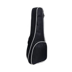 Mochila em tecido Oxford acolchoado de algodão, Especificações:, Para guitarra de 38 polegadas, Para ukulele de 21 polegadas, Para ukulele de 23 polegadas