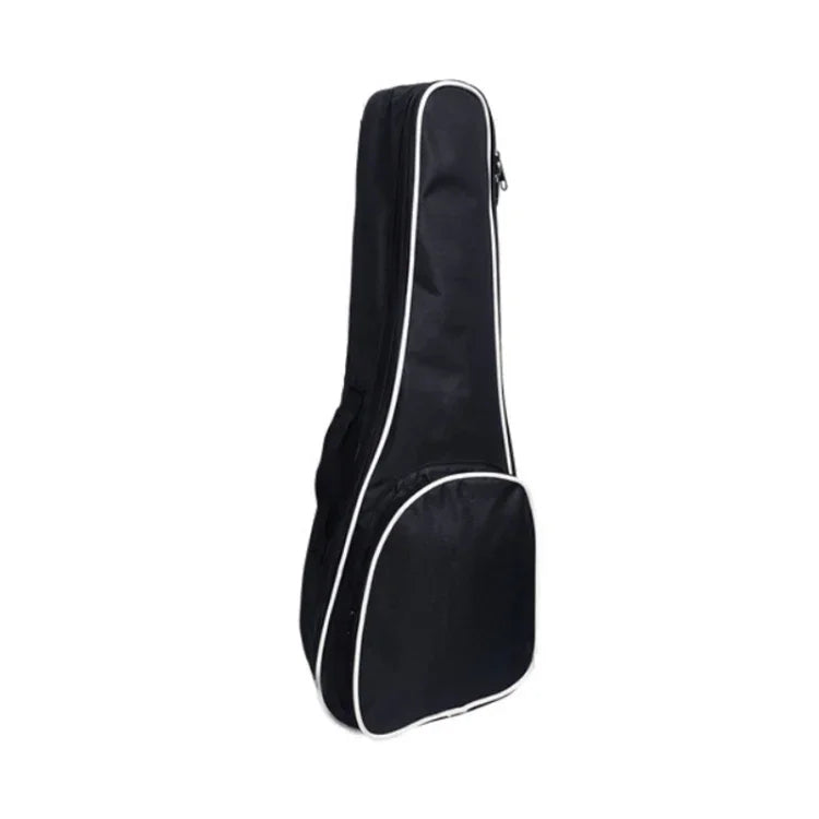 Mochila em tecido Oxford acolchoado de algodão, Especificações:, Para guitarra de 38 polegadas, Para ukulele de 21 polegadas, Para ukulele de 23 polegadas