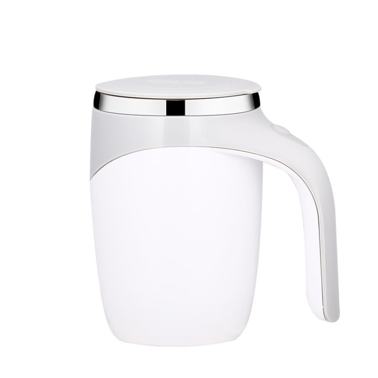Copo Misturador Automático Magnetizado para Café em Aço Inoxidável A223, Branco, Castanho