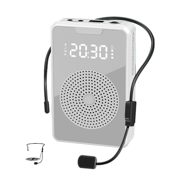 ZXL-H3 Amplificador Microfone de Ensino Portátil com Exibição de Tempo, Especificação:, H3 Com Fios (Preto), H3 Com Fios (Branco), H3 Com Fios (Ouro Rosa), H3 Sem Fios (Preto), H3 Sem Fios (Branco), H3 Sem Fios (Ouro Rosa)