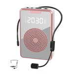 ZXL-H3 Amplificador Microfone de Ensino Portátil com Exibição de Tempo, Especificação:, H3 Com Fios (Preto), H3 Com Fios (Branco), H3 Com Fios (Ouro Rosa), H3 Sem Fios (Preto), H3 Sem Fios (Branco), H3 Sem Fios (Ouro Rosa)