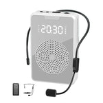 ZXL-H3 Amplificador Microfone de Ensino Portátil com Exibição de Tempo, Especificação:, H3 Com Fios (Preto), H3 Com Fios (Branco), H3 Com Fios (Ouro Rosa), H3 Sem Fios (Preto), H3 Sem Fios (Branco), H3 Sem Fios (Ouro Rosa)