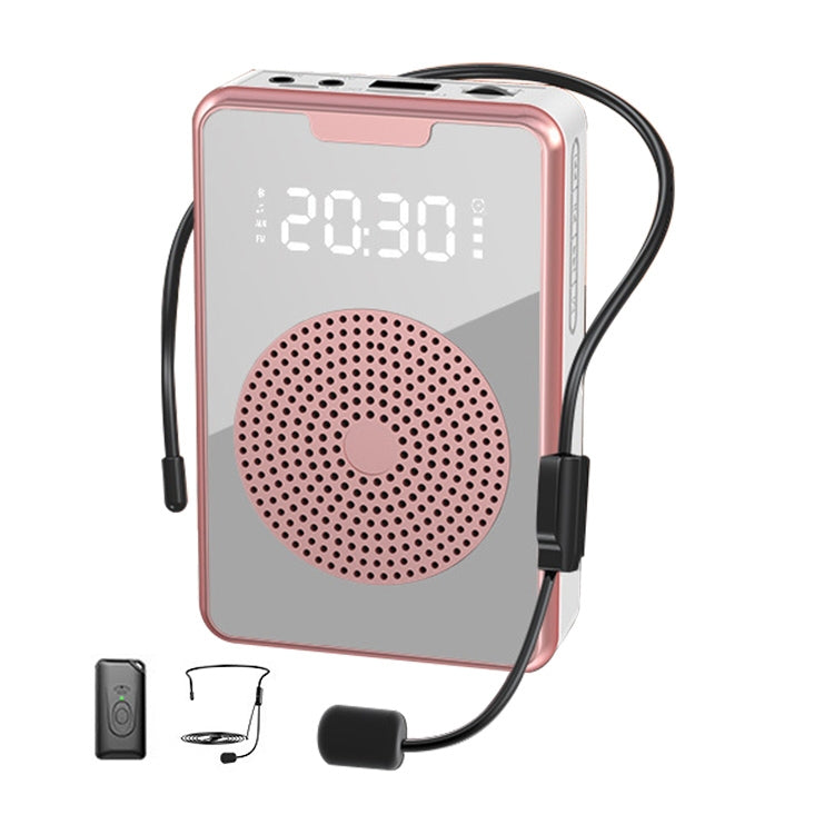 ZXL-H3 Amplificador Microfone de Ensino Portátil com Exibição de Tempo, Especificação:, H3 Com Fios (Preto), H3 Com Fios (Branco), H3 Com Fios (Ouro Rosa), H3 Sem Fios (Preto), H3 Sem Fios (Branco), H3 Sem Fios (Ouro Rosa)