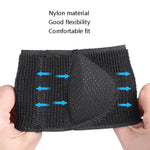 Suporte para Pé Plano Almofada Semicircular Bandagem Elástica Almofada para Pé, Preto S, Preto M, Preto L